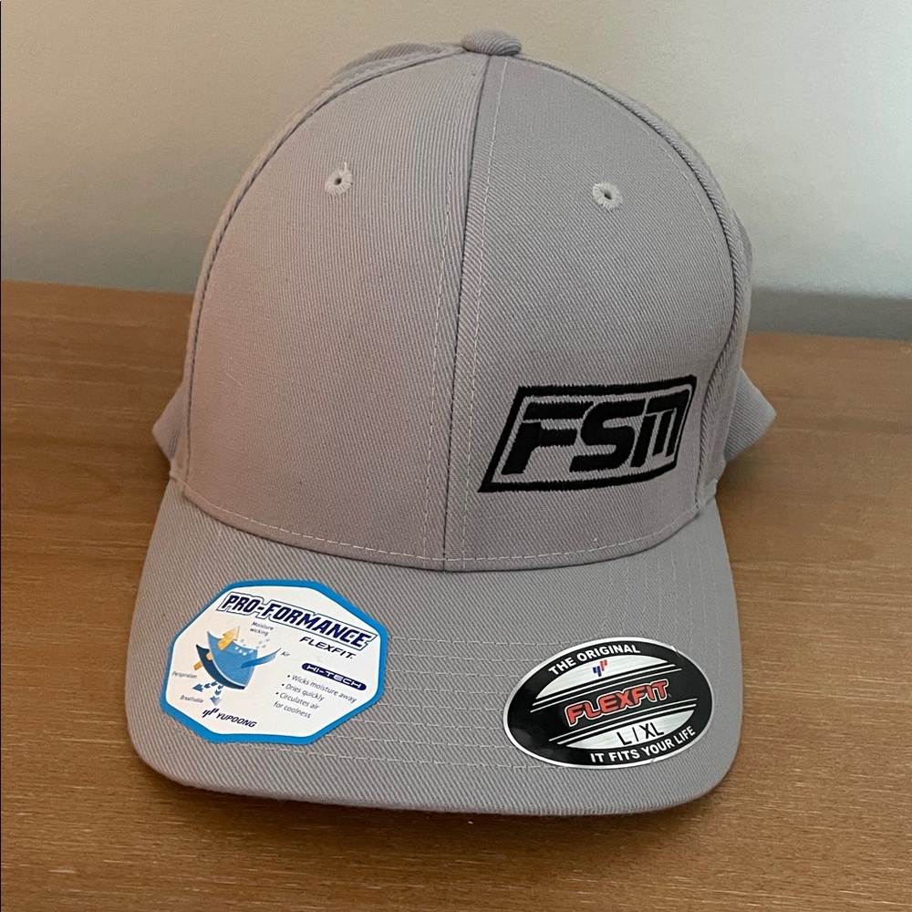 Gray FSM Logo hat - Finnegan’s garage